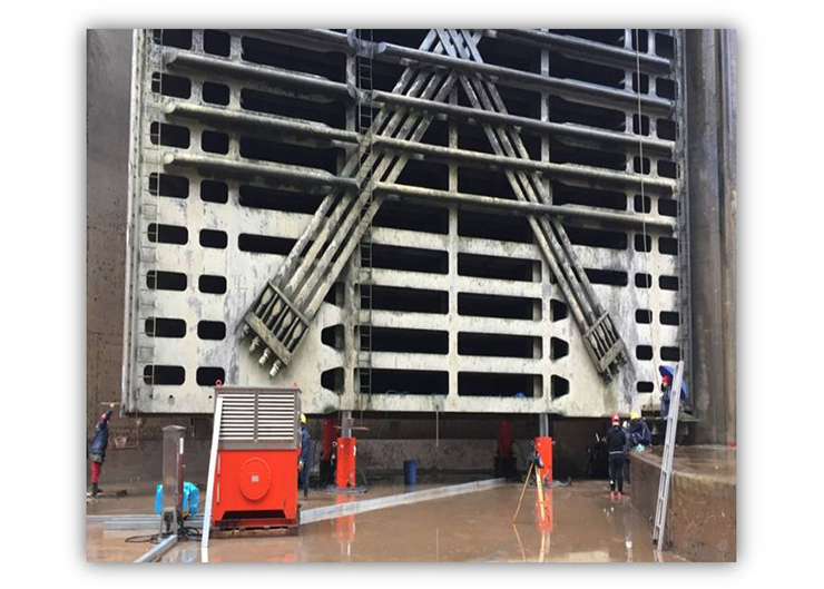 三峽南北二線提升器，提升高度175m ～185m
