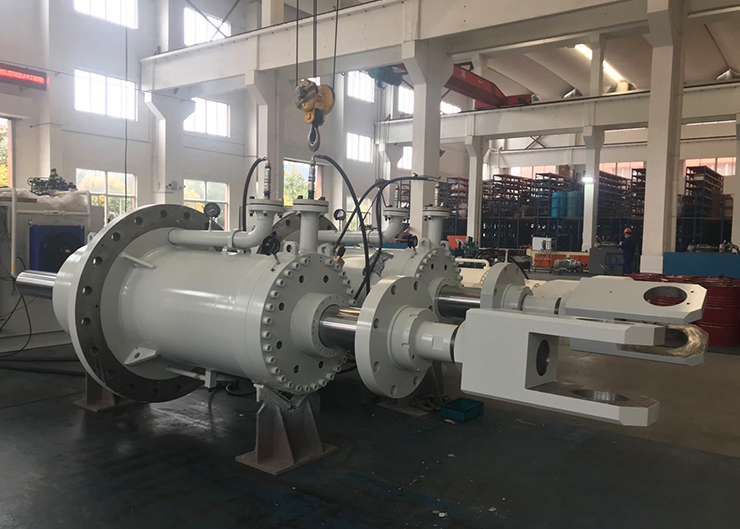 大藤峽電站水輪機接力器，單機容量20萬千瓦